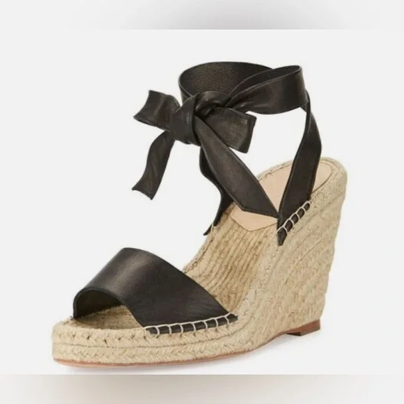 Loeffler Randall Harper Ankle Wrap Espadrilles - Picture 1 of 12